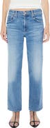 MOTHER The Newbie High Waist Ankle Straight Leg Jeans