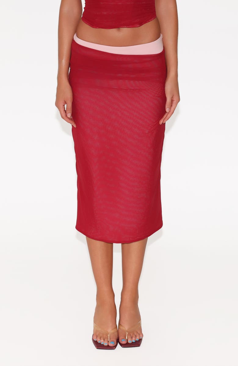 Tiger Mist Caline Midi Skirt, Main, color,