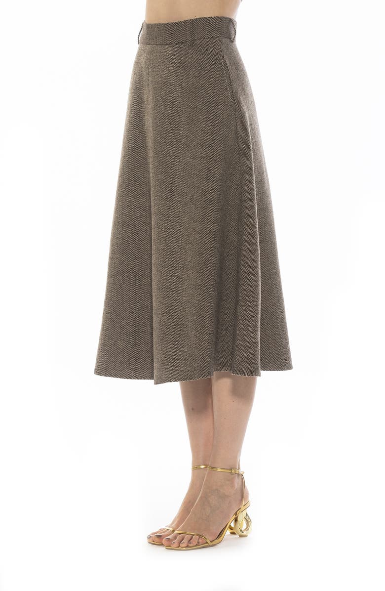 Alexia Admor Leonie A-Line Skirt, Alternate, color,