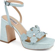 Badgley Mischka Collection Waverly Ankle Strap Platform Sandal