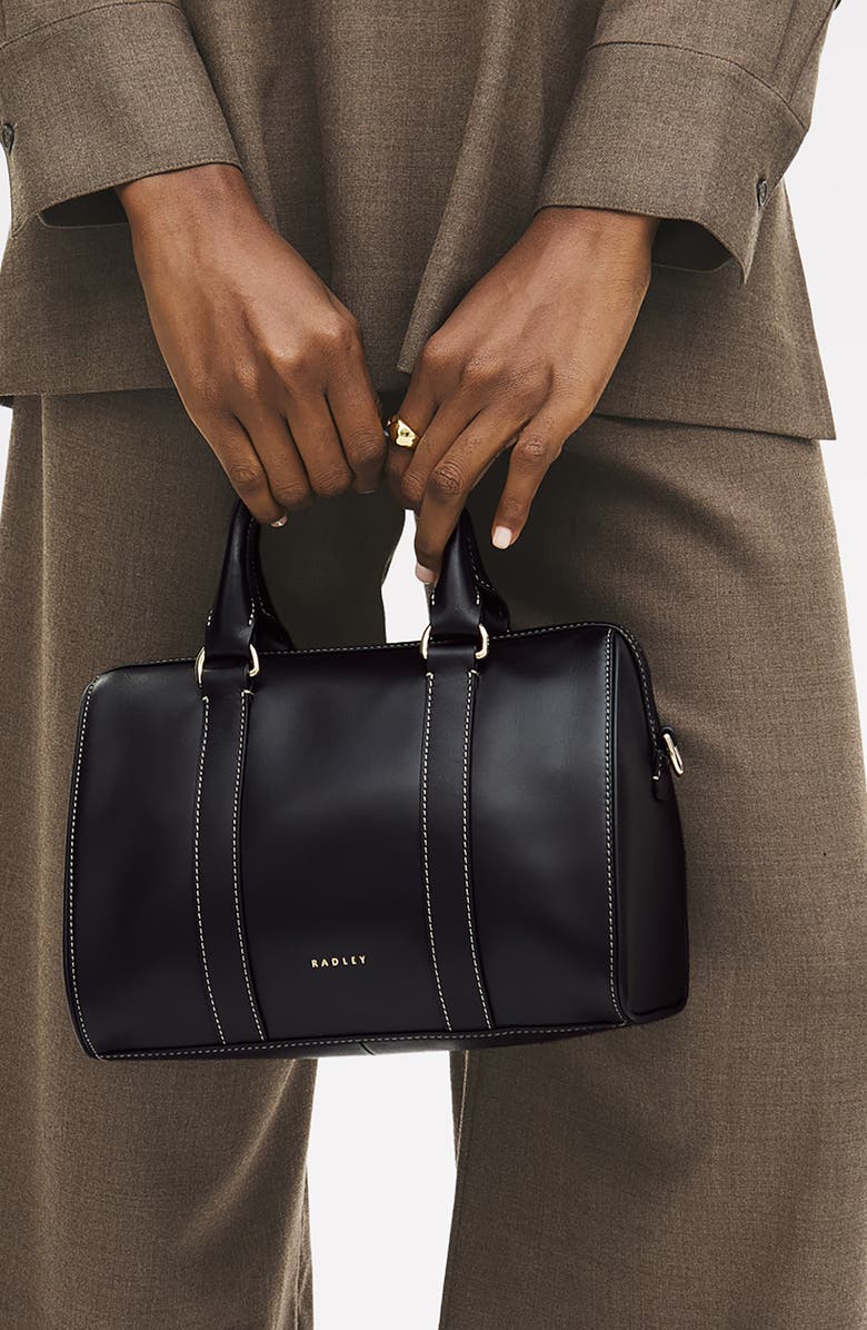 Radley Noble Alley Zip Top Handle Bag, Alternate, color, Black