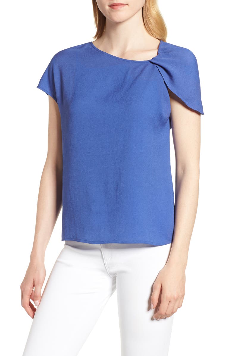 Trouvé Asymmetrical Shoulder Top, Main, color,