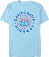 Hot Wheels Men's Hot Wheels California Highway 68 Graphic T-Shirt
