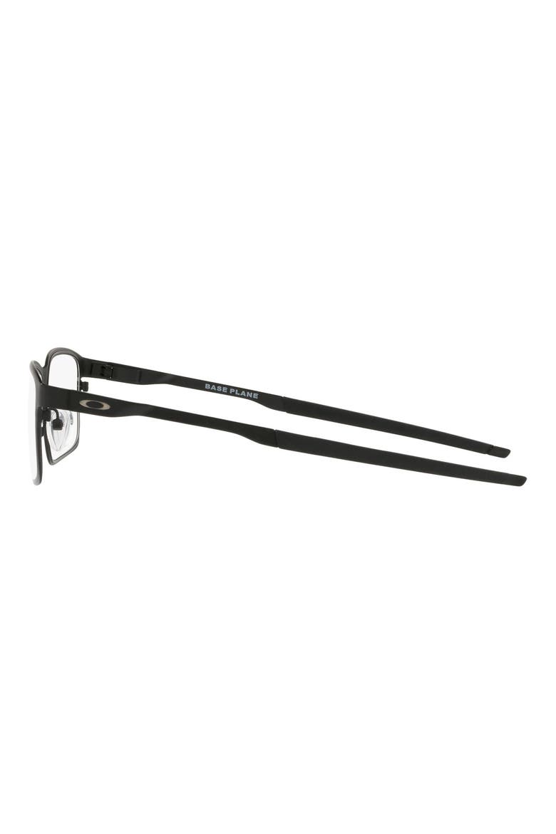 Base Plane 54mm Rectangular Optical Glasses, Alternate, color, SATIN BLACK
