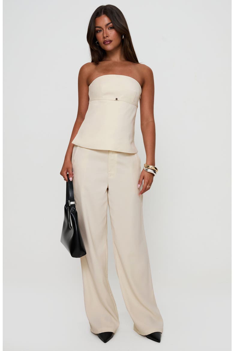 Irresistible Strapless Top, Alternate, color, CREAM