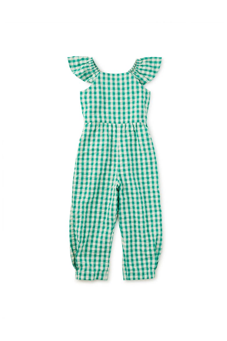 Flutter Strap Jumpsuit, Main, color, Garden Party Check