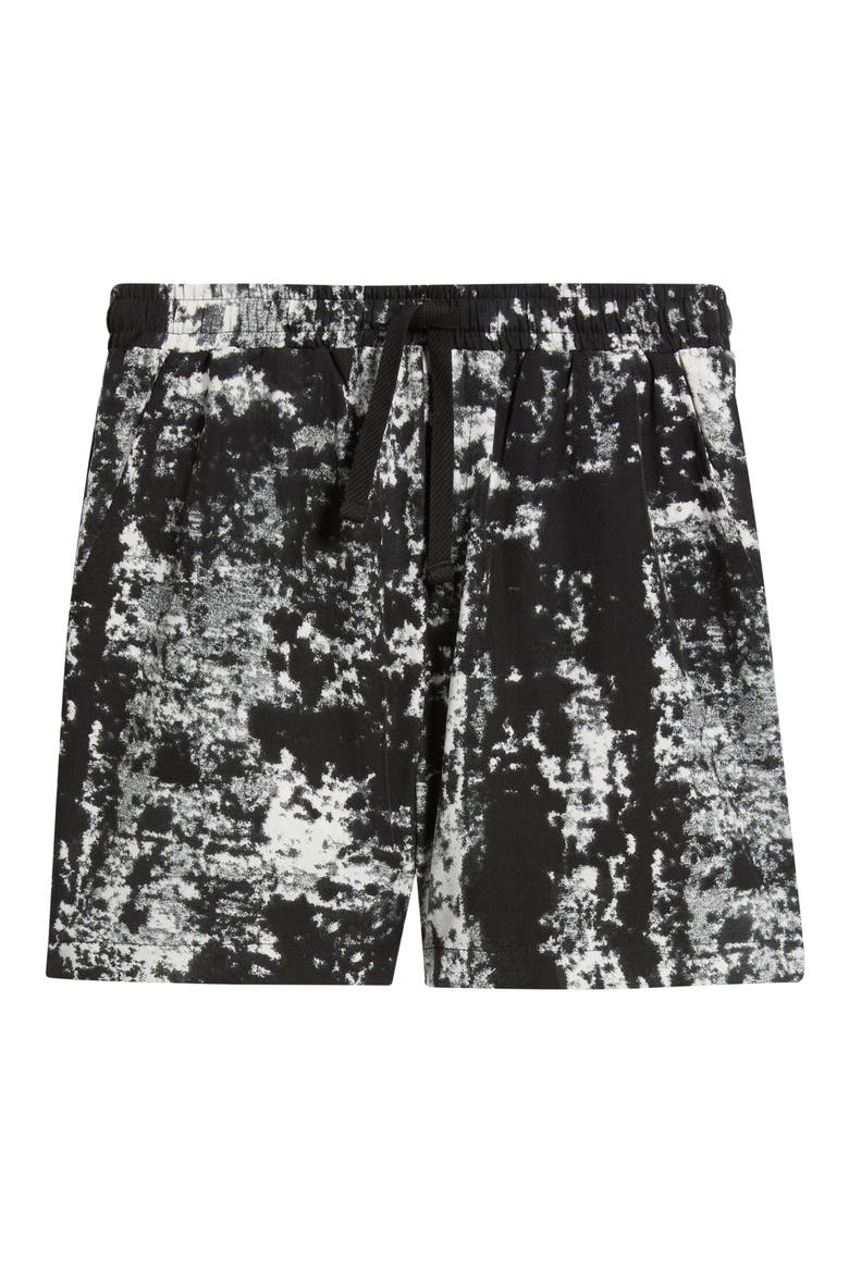 Jason Elastic Waist Shorts, Alternate, color, BLACK