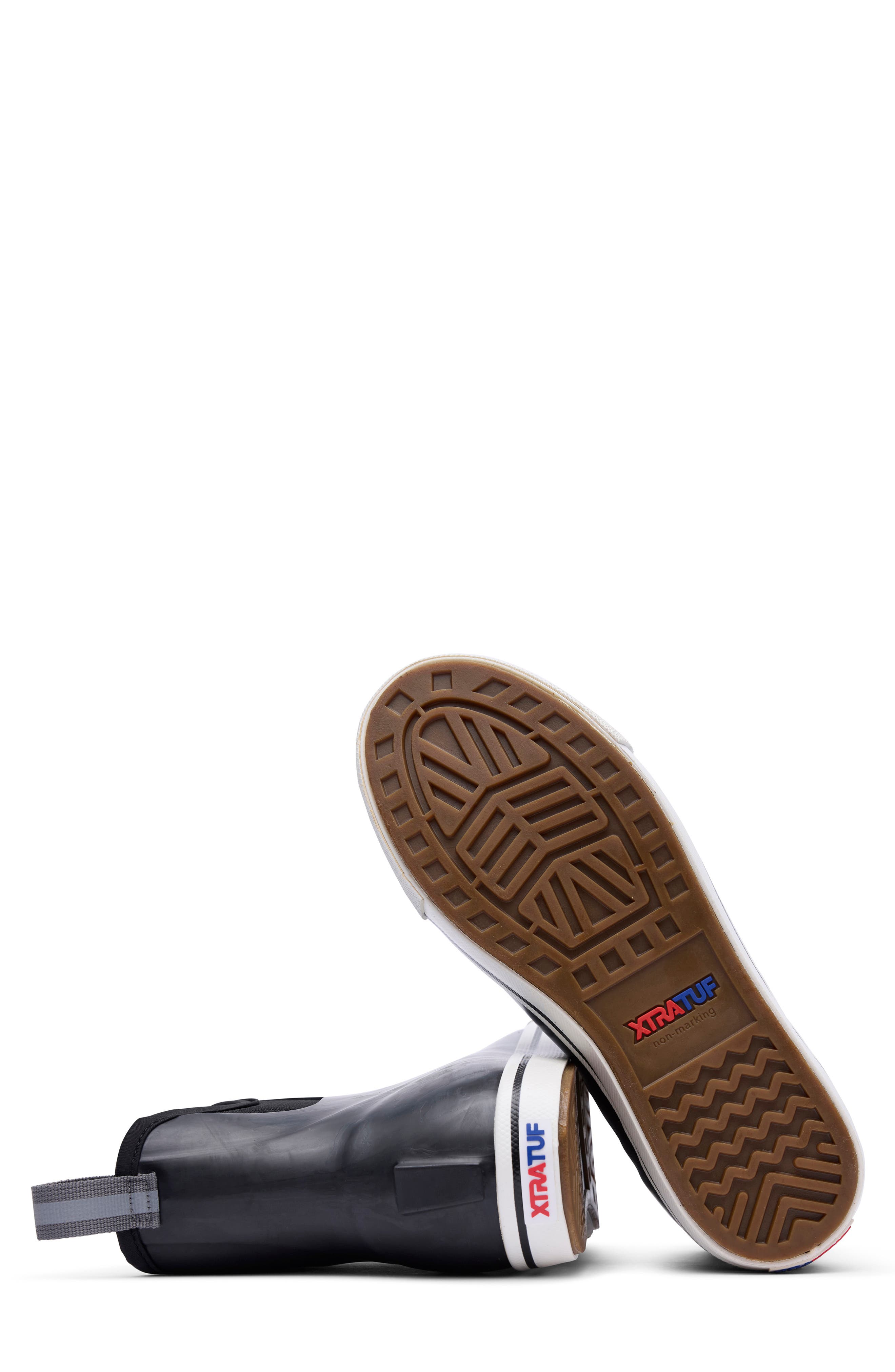 XTRATUF Waterproof Ankle Deck Boot, Alternate, color, Black