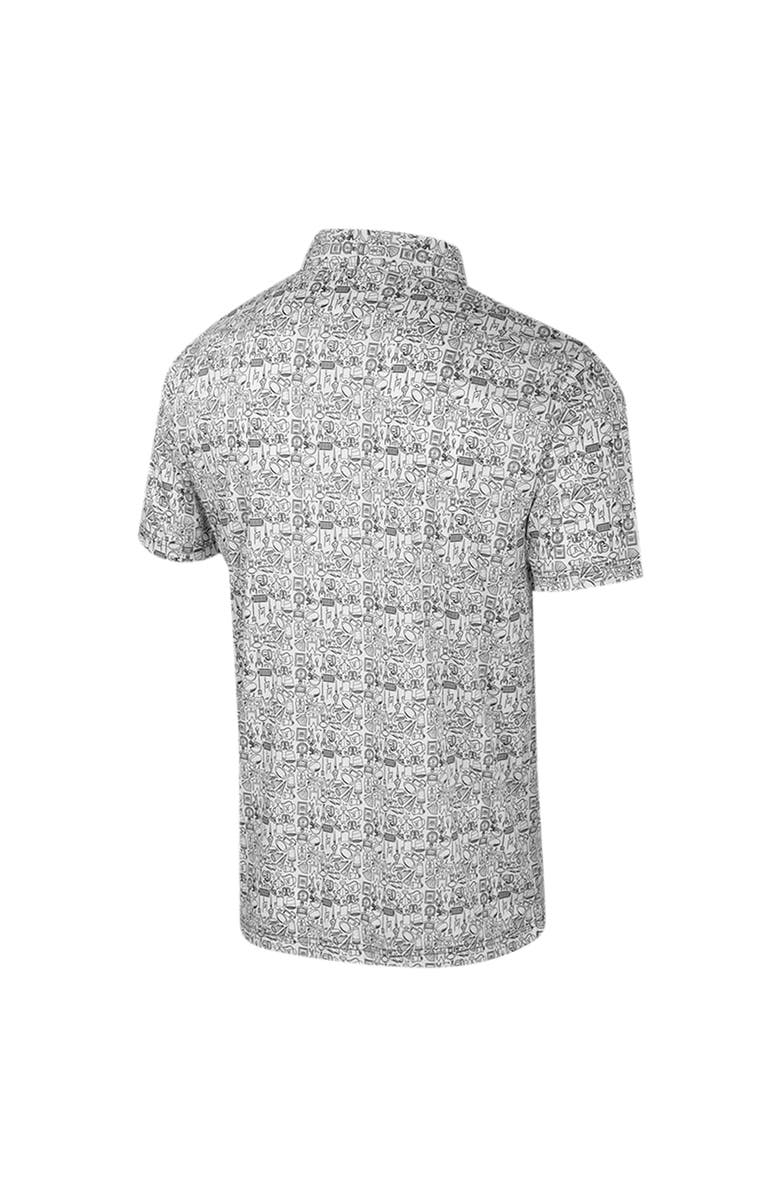 COLOSSEUM Men's Colosseum Black Baylor Bears It's Time! Allover Print Polo, Alternate, color, Black