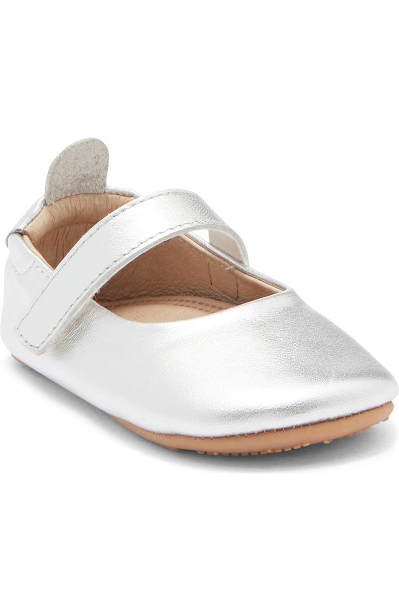 OLD SOLES Kids' Gabrielle Mary Jane Flat, Main, color, Silver