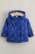 Tucker + Tate High Pile Fleece Lined Hooded Raincoat