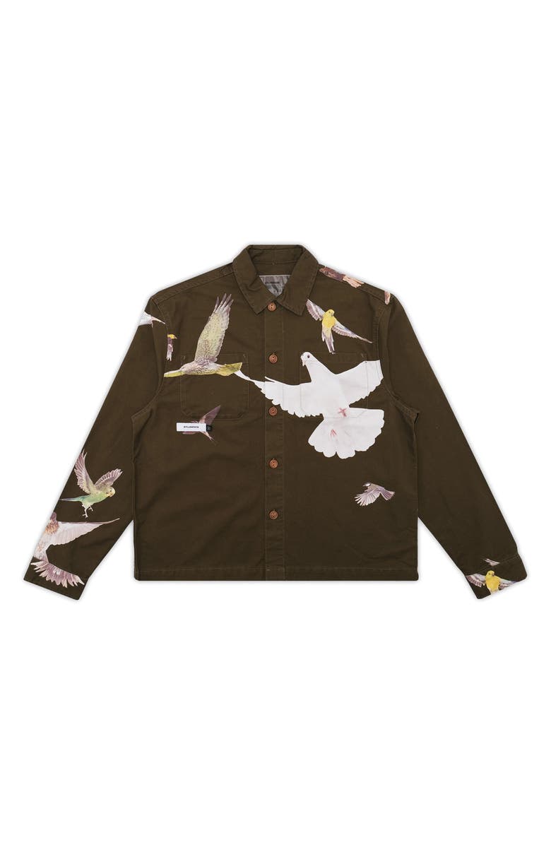 STUDENTS Windmill Chore Jacket, Main, color, Military