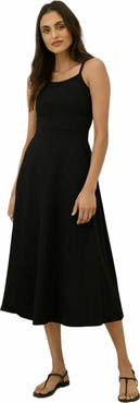 Pact Fit & Flare Midi Dress