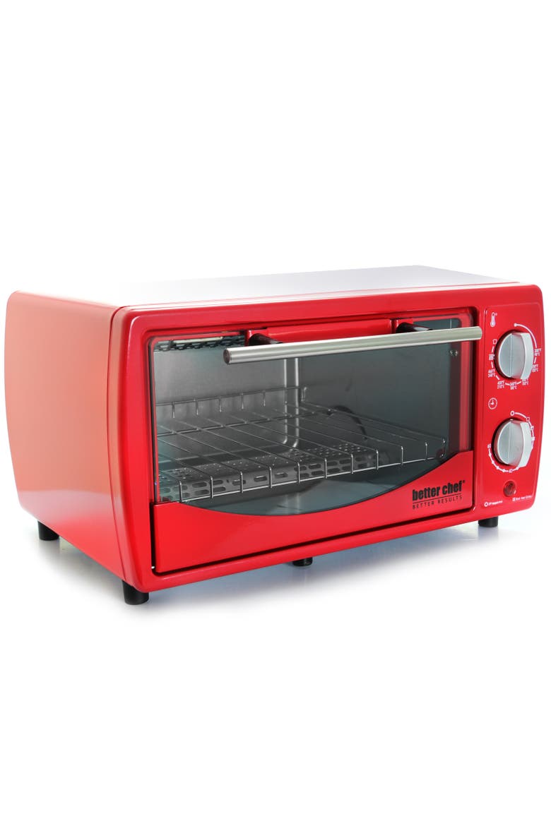 9 Liter Toaster Oven Broiler, Main, color, Red