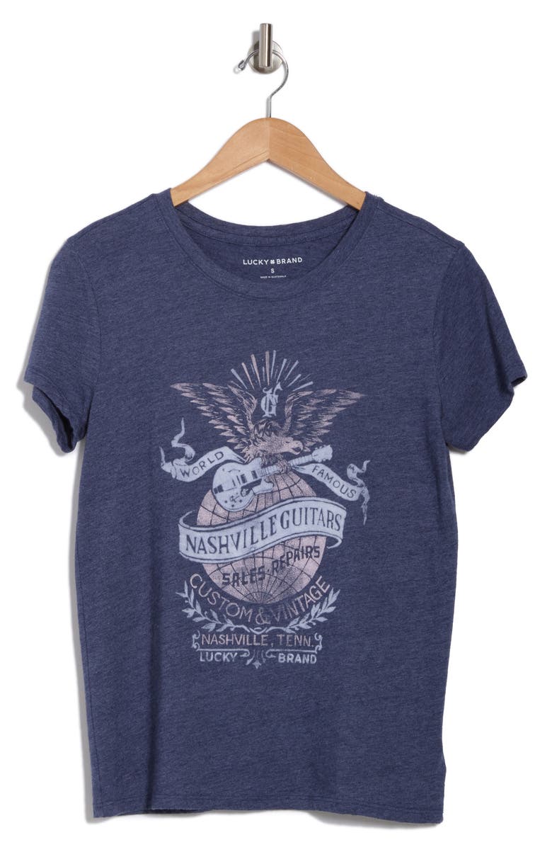 Lucky Brand Nashville Graphic T-Shirt, Alternate, color,