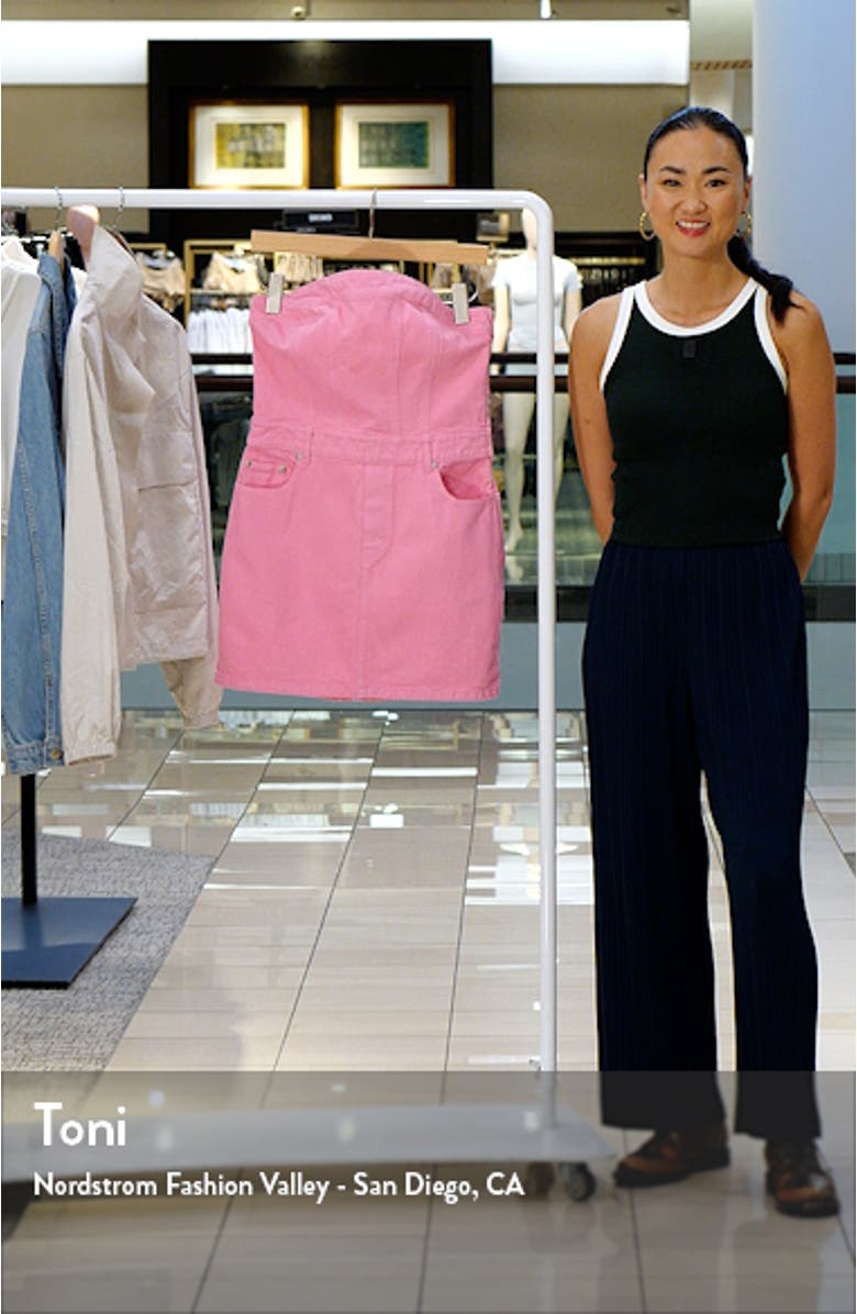 Denim Tube Minidress, sales video thumbnail