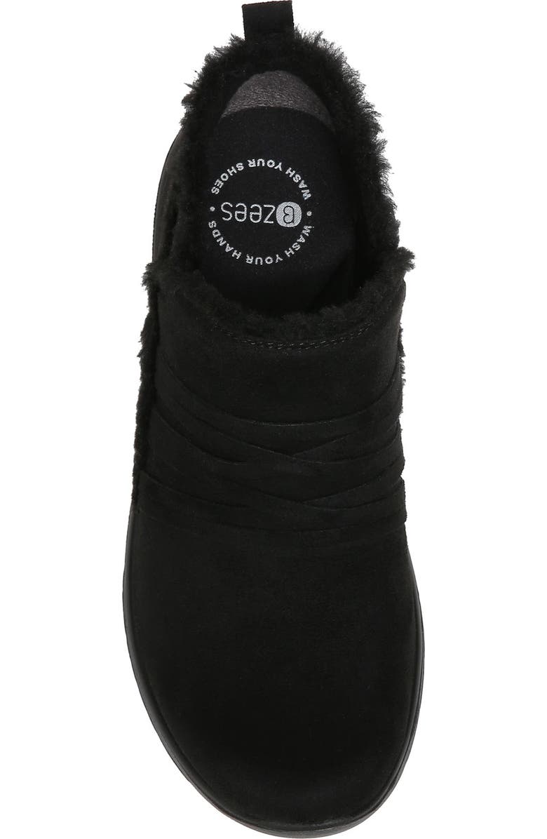 BZees Glide Faux Fur Lined Slip-On Sneaker, Alternate, color,