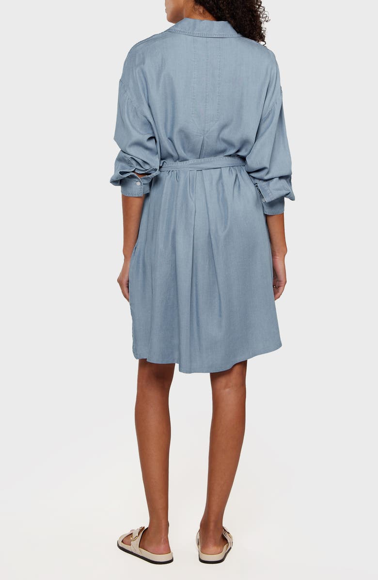 matty m. Chelsea Long Sleeve Dress, Alternate, color, Chambray