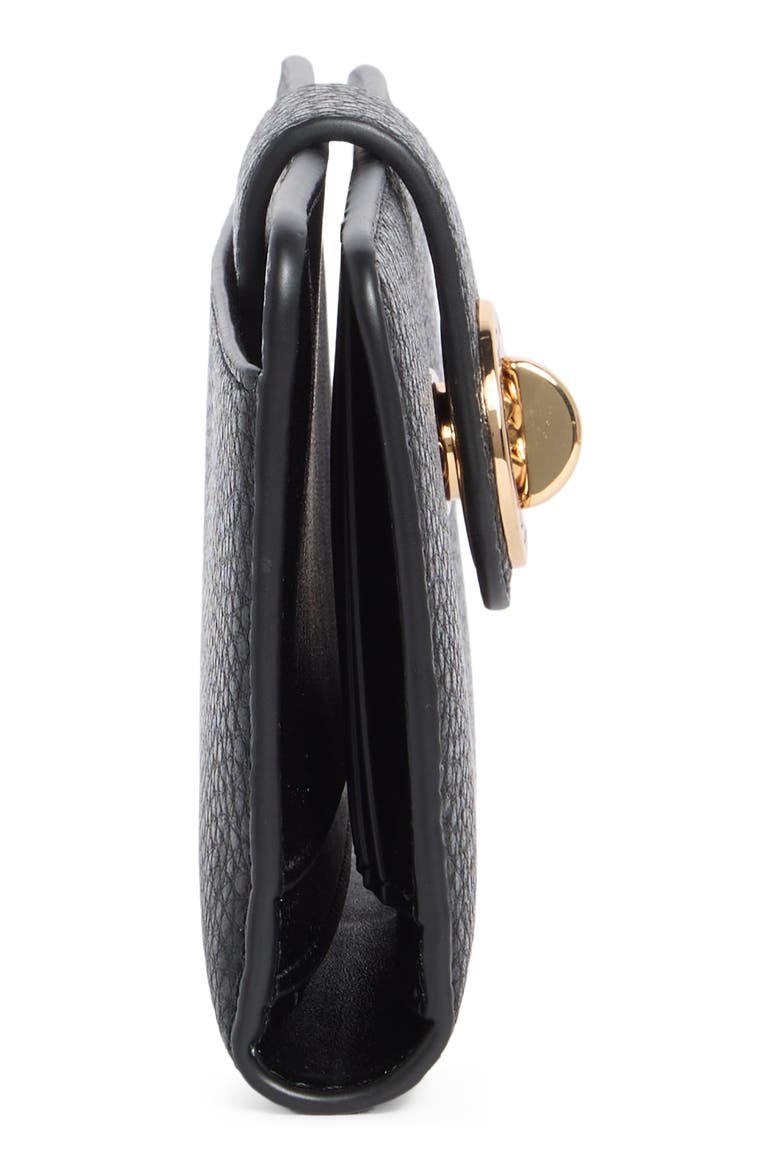 Slim Leather Wallet, Alternate, color, BLACK