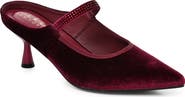 Nicole Miller Leslie Pointed Toe Mary Jane Mule