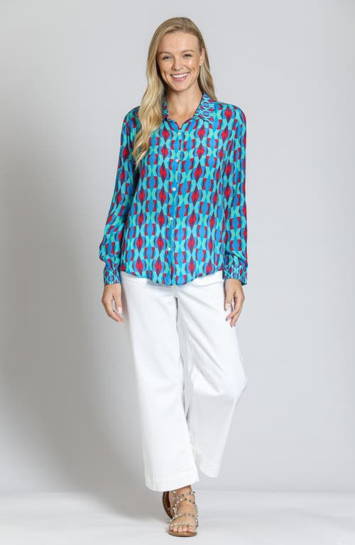 Apny Print Button-up Shirt