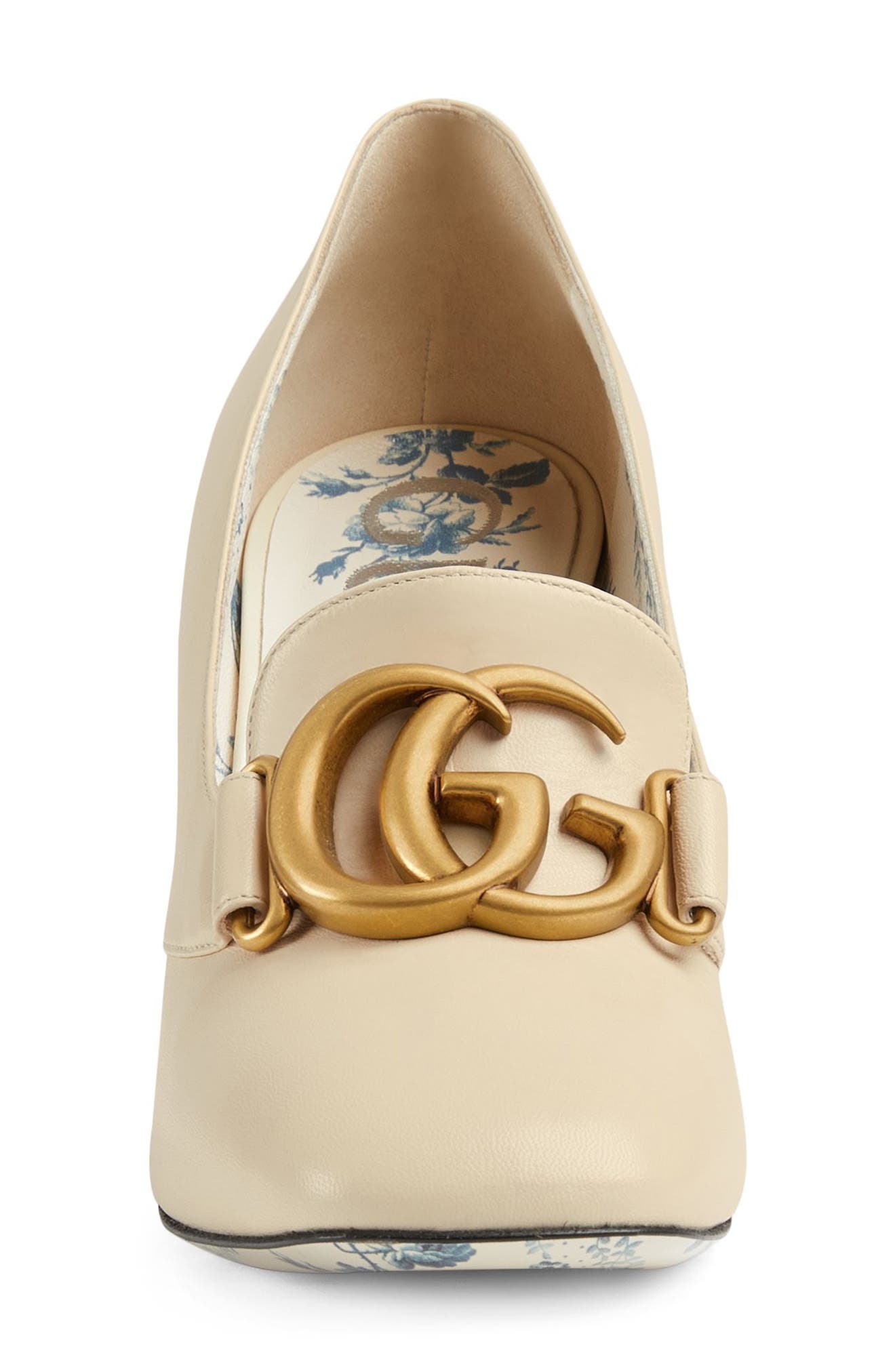 Gucci Victoire Block Heel Pump, Alternate, color, 