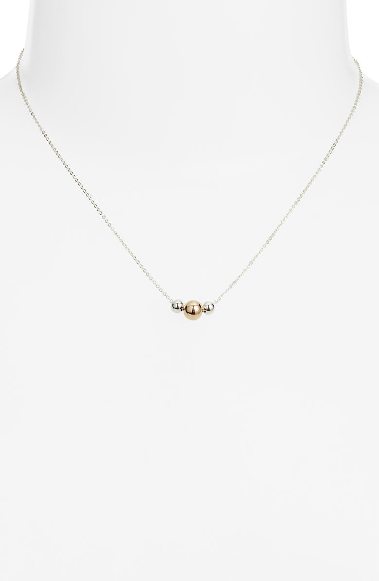 Set & Stones Hudson Necklace, Alternate, color, Silver