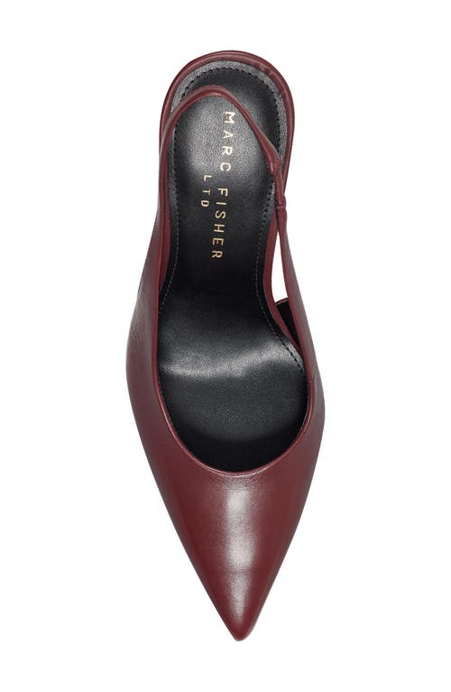 Marc Fisher Ltd Leynne Slingback Pointed Toe Pump In Red