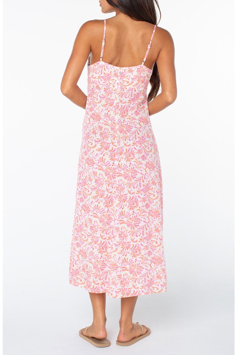 Balmy Sunset Midi Sundress, Alternate, color, DEW