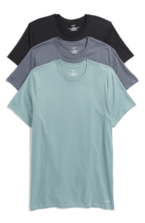 3-Pack Cotton Crewneck Undershirts
