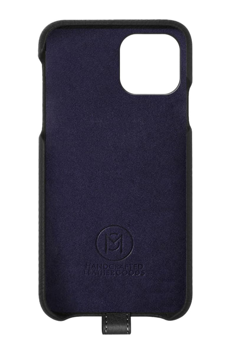 MAISON de SABRÉ Sling Phone Case, Alternate, color, Black Caviar