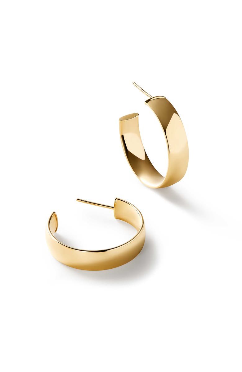 Ana Luisa Gold Huggie Hoop Earrings - Gold Bold Hoops Medium, Main, color, Gold