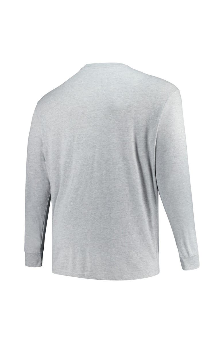 Champion Men's Champion Heather Gray Auburn Tigers Big & Tall Mascot Long Sleeve T-Shirt, Alternate, color, Heather Gray