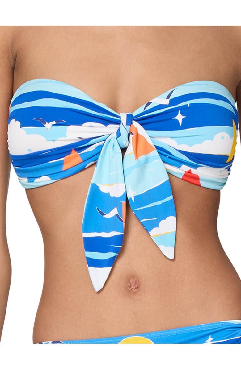 Kate Spade New York Tie Bandeau Bra Top, Alternate, color, 