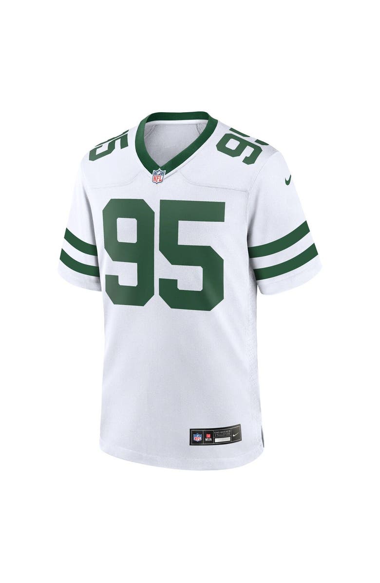 Nike Men's Nike Quinnen Williams White New York Jets Legacy Player Game Jersey, Alternate, color, 