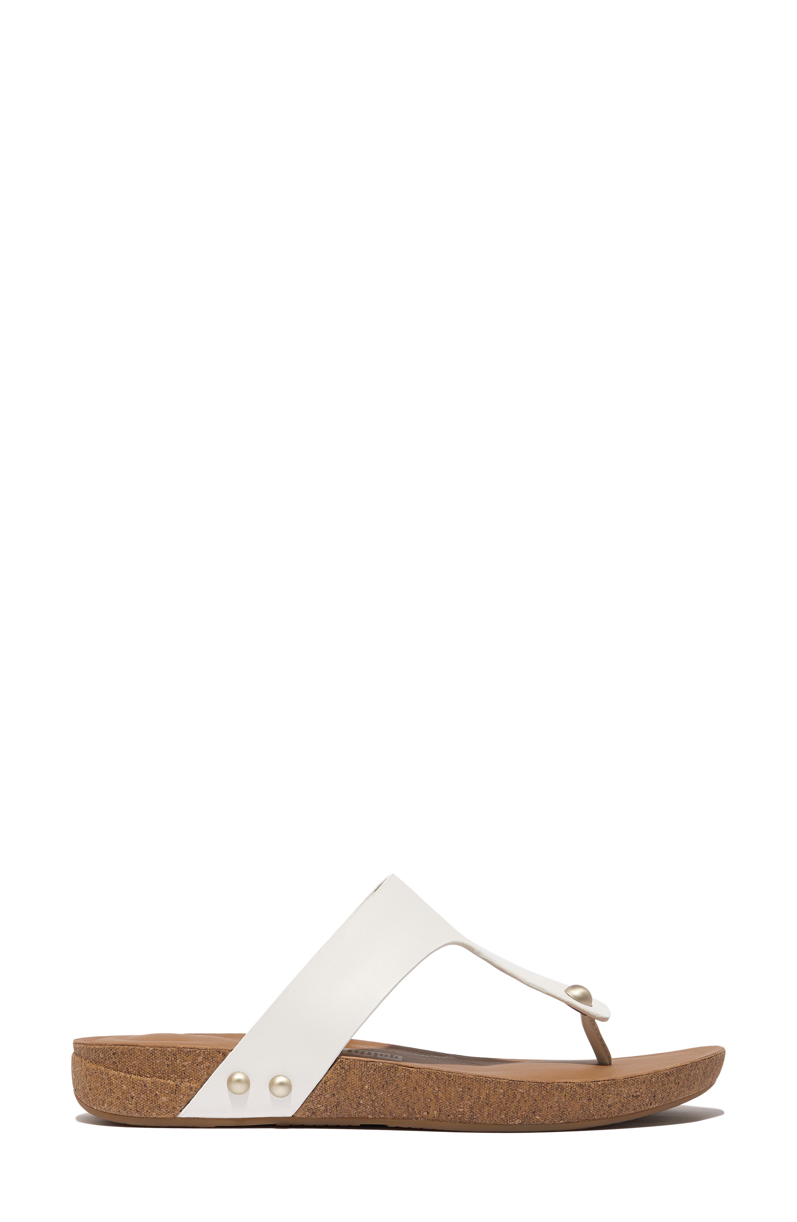 FitFlop iQushion Flip Flop, Alternate, color, Urban White