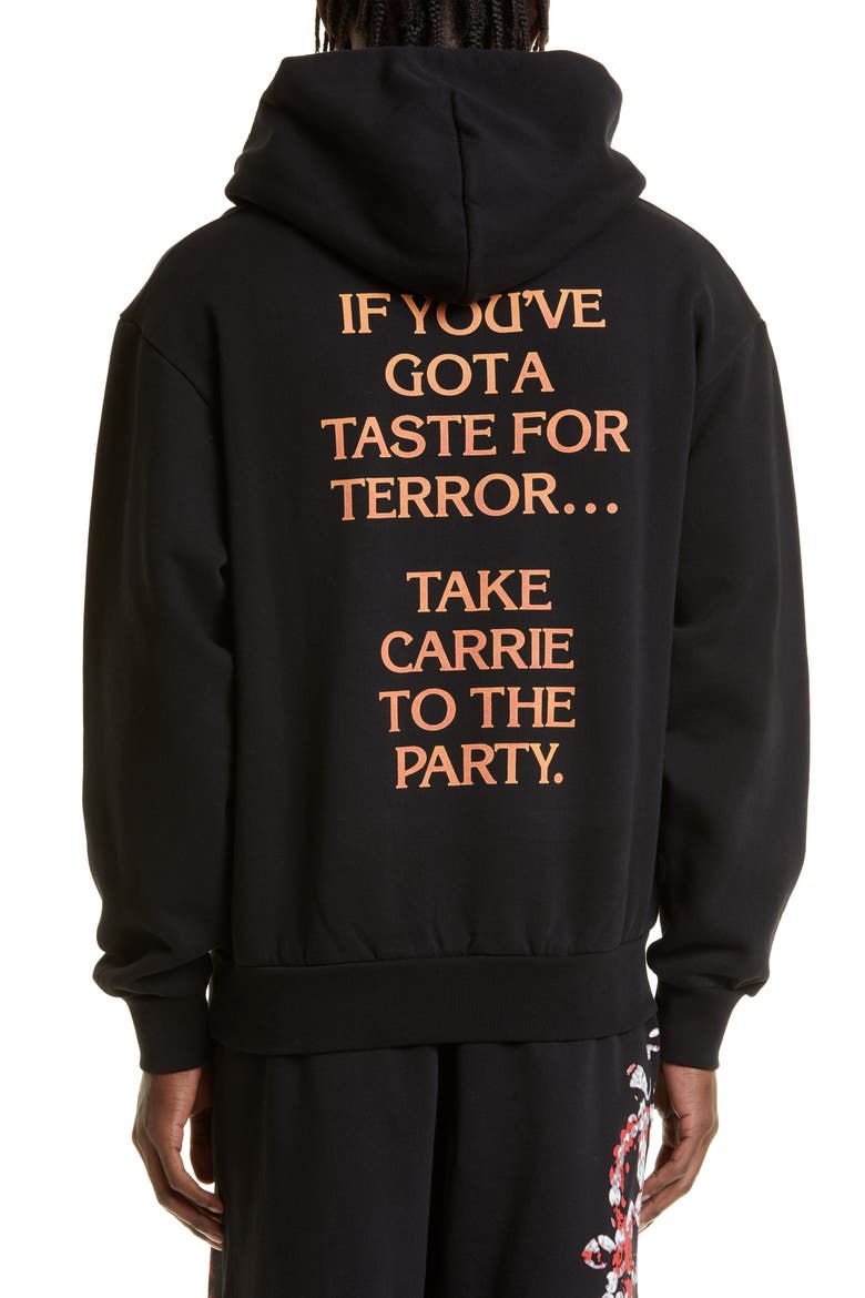 Carrie Tiara Graphic Hoodie, Alternate, color, BLACK 999