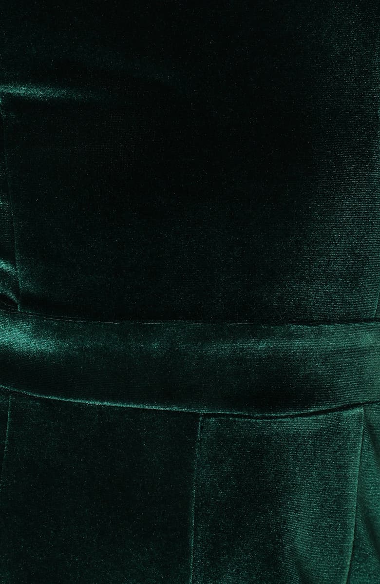 Petal & Pup Aria Velvet Wide Leg Halter Jumpsuit, Alternate, color,