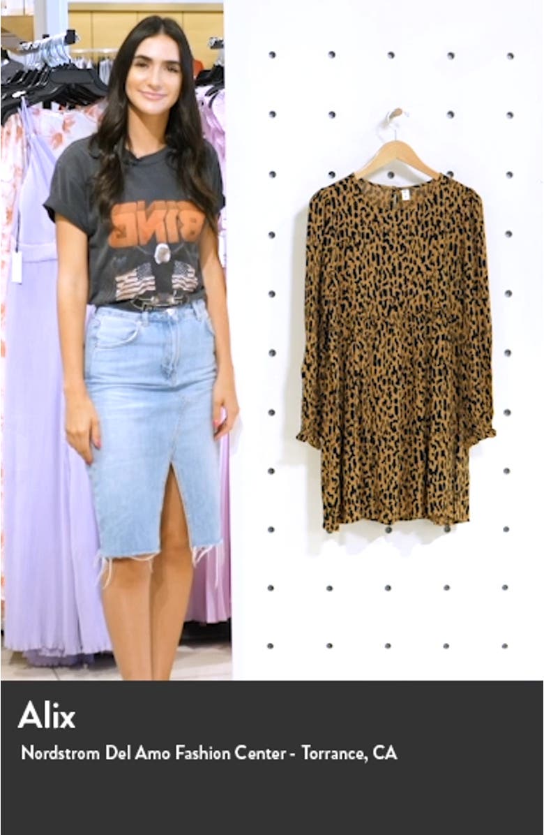 Frill Cuff Long Sleeve Dress, sales video thumbnail