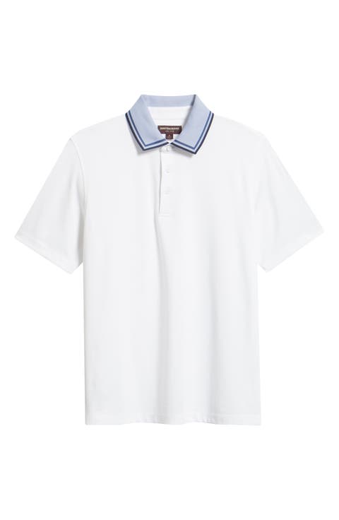 Tipped Contrast Collar Polo