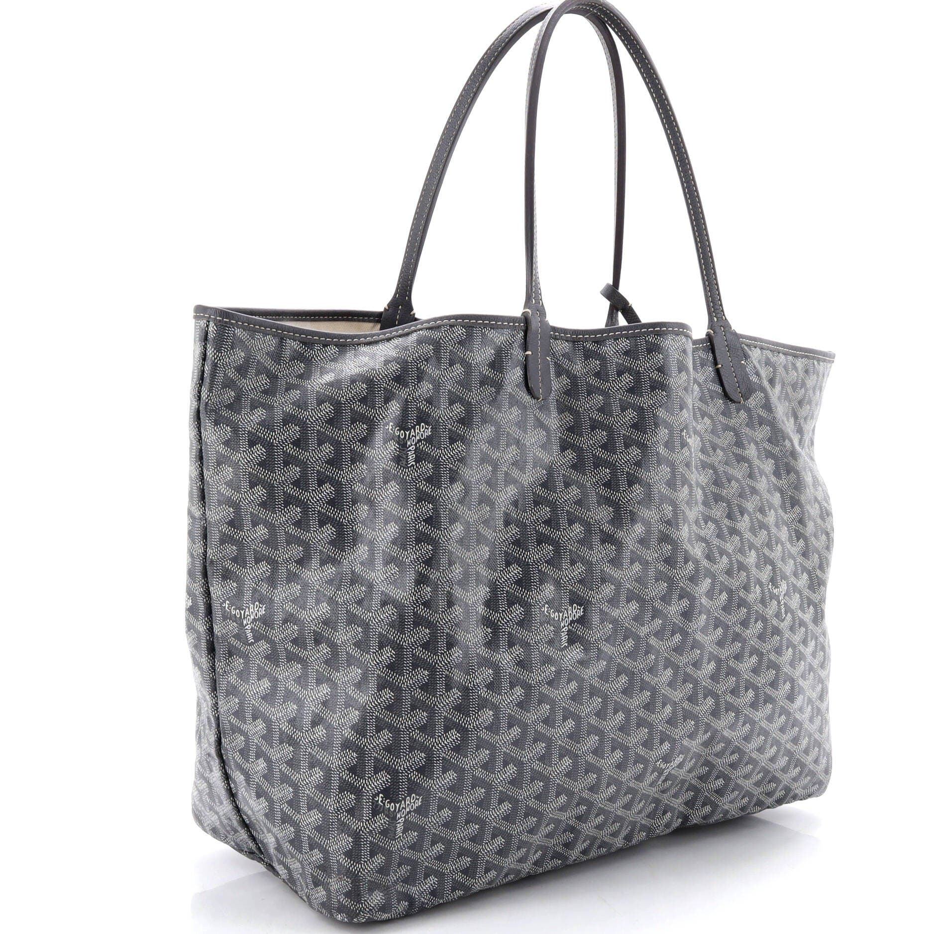 Pre-Owned Goyard Saint Louis Tote Coated Canvas GM, Alternate, color, Gray