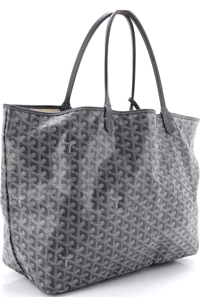 Pre-Owned Goyard Saint Louis Tote Coated Canvas GM, Alternate, color, Gray