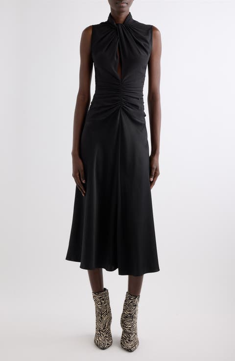 Delfi Silk Midi Dress