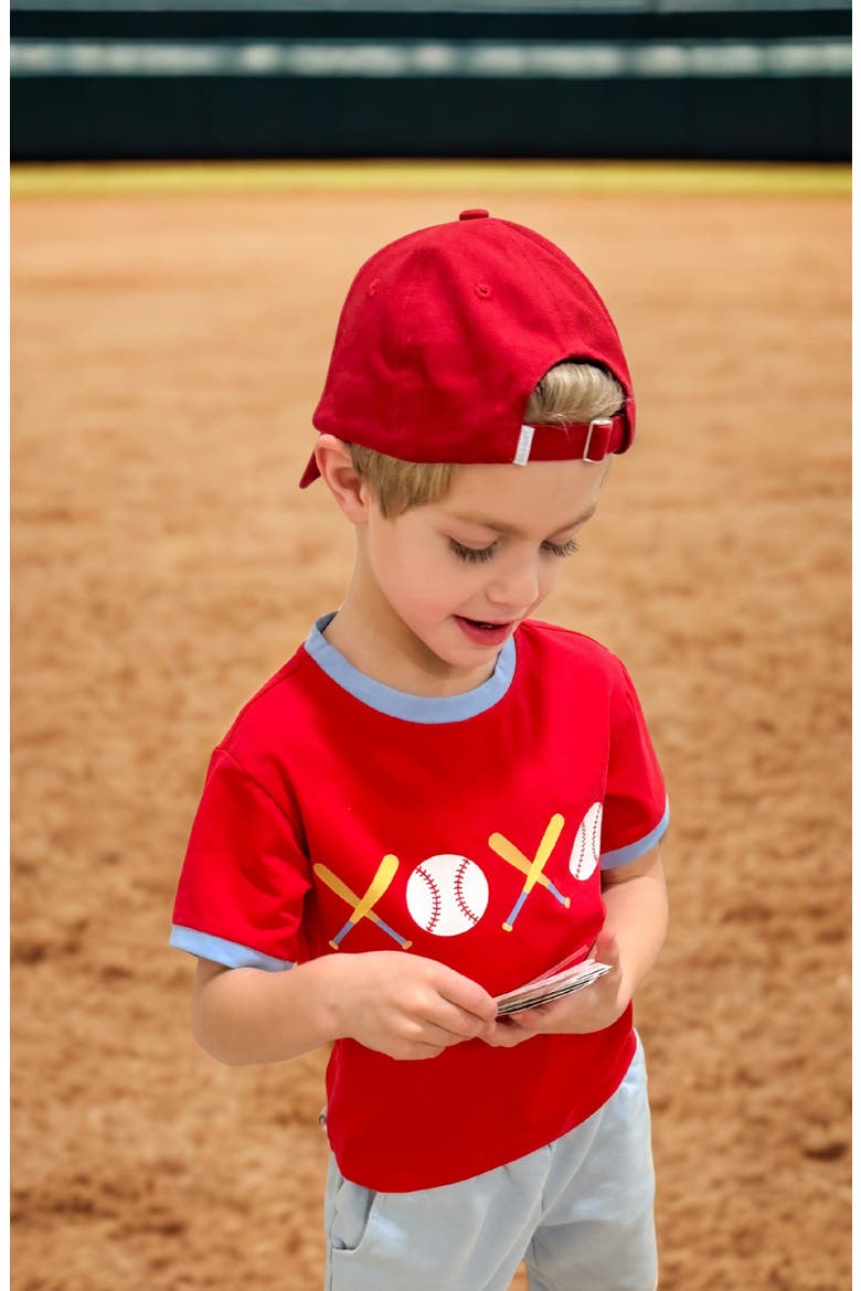 Baseball XO T-Shirt, Alternate, color, Red