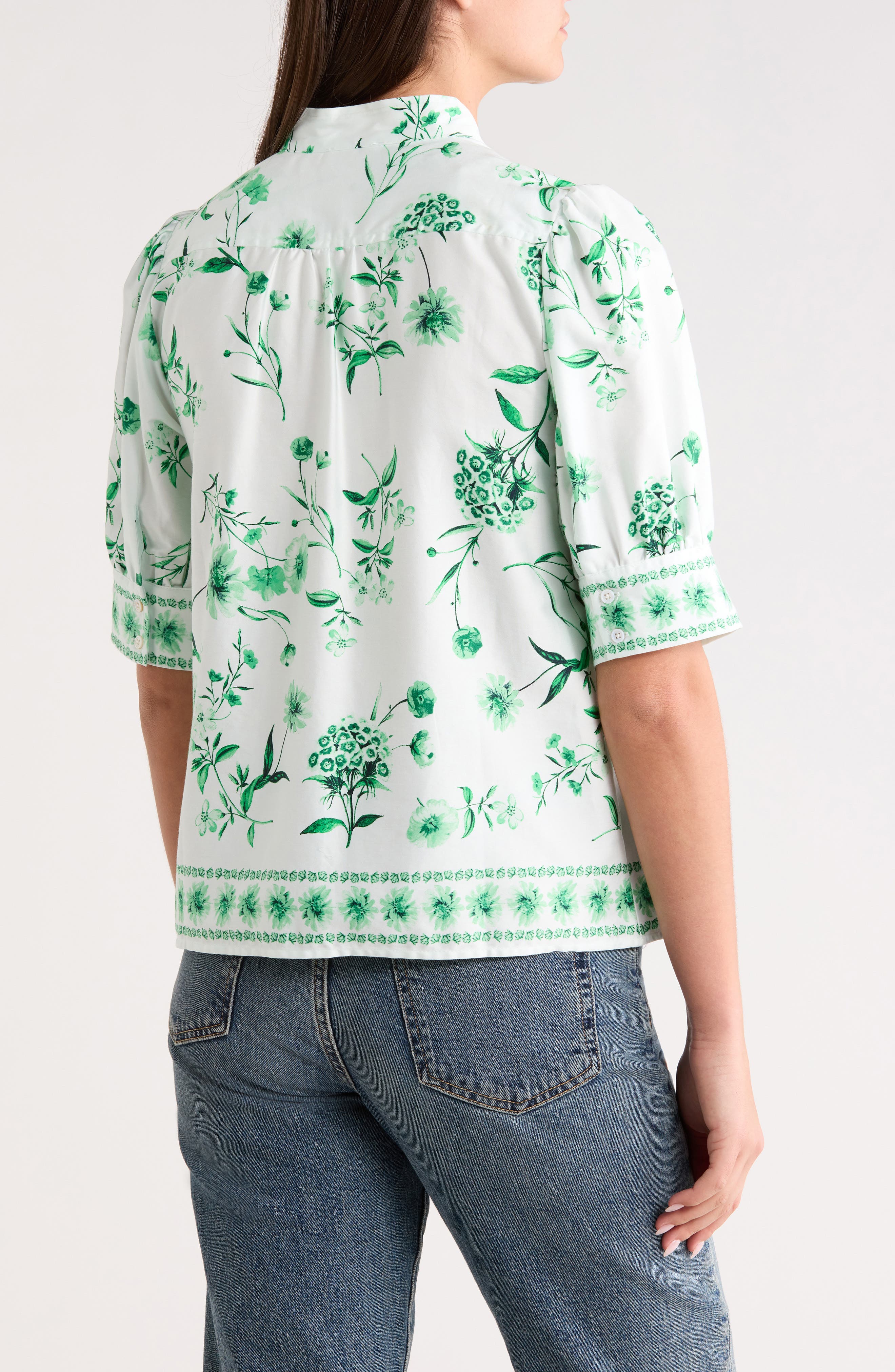 Floral Button-Up Top - image 2
