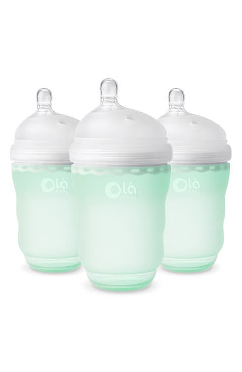 3-Pack GentleBottle 8-Ounce Baby Bottles