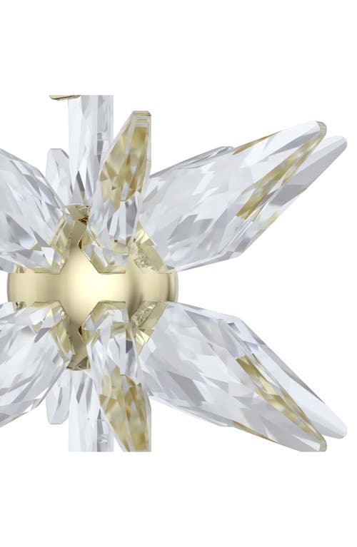 Swarovski 2025 Annual Edition 3d Festive 3d Crystal Snowflake Ornament In White