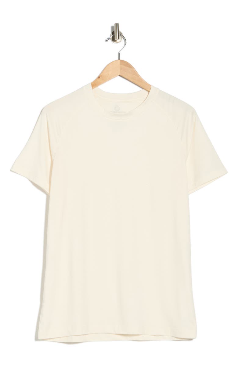 90 DEGREE BY REFLEX Catonic Preston Crewneck T-Shirt, Alternate, color, White Dove