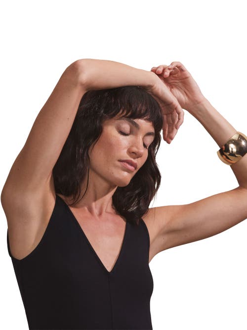 Ro&zo Sleeveless Jersey V Neck Jumpsuit In Brown