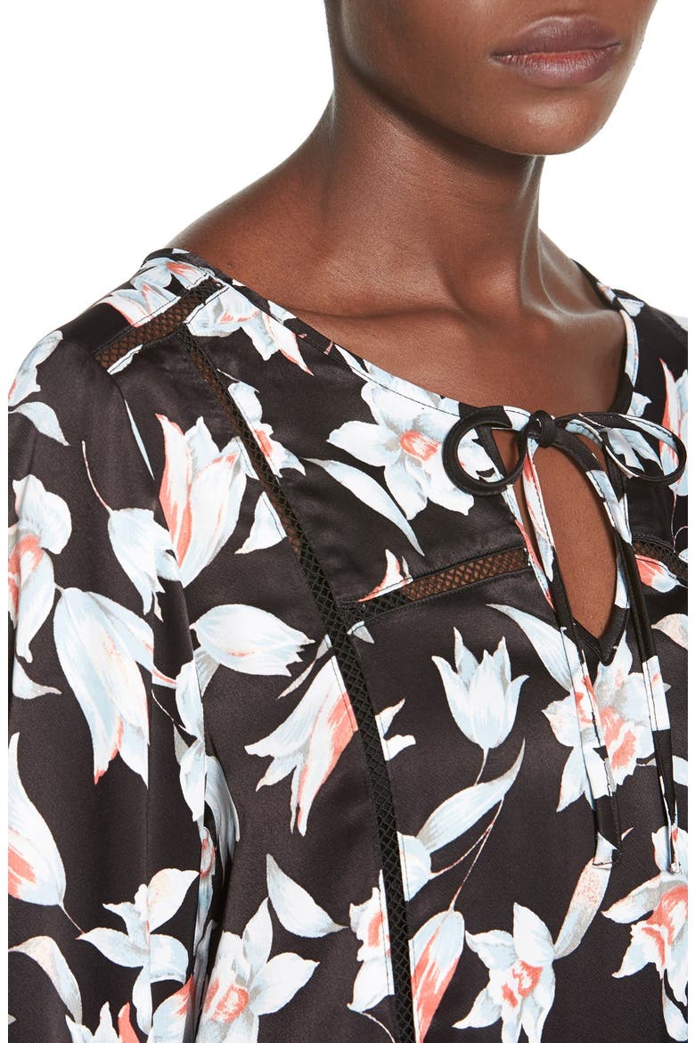 'Keep Blooming' Shift Dress, Alternate, color, MULTI